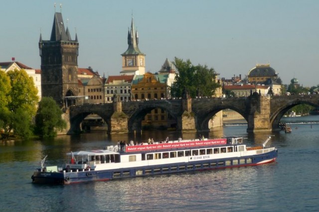 One-hour cruise on the Vltava River 