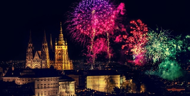 Neujahrsschifffahrt in Prag