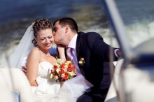 Wedding on boat