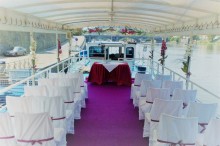 Wedding on boat