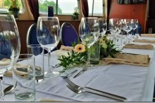 Festive dining table