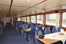 Conference on boat