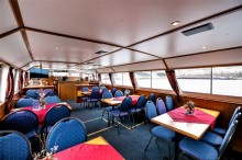 View of the bar and wheelhouse