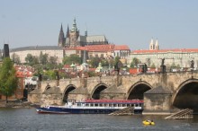 Classic River - Charles bridge and Prague castle