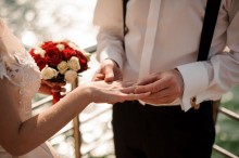 Wedding on boat