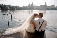 Wedding on boat