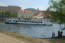 Conference on boat