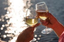 Drinks on the boat