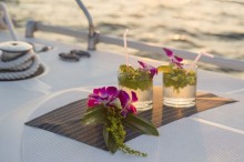 Decoration with flowers